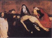 Enguerrand Quarton Pieta of Villeneuve-les-Avignon oil on canvas